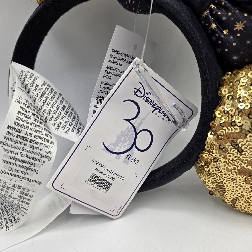 Disneyland Paris 30th Anniversary Minnie Mouse Ears Headband - Picture 4 of 7